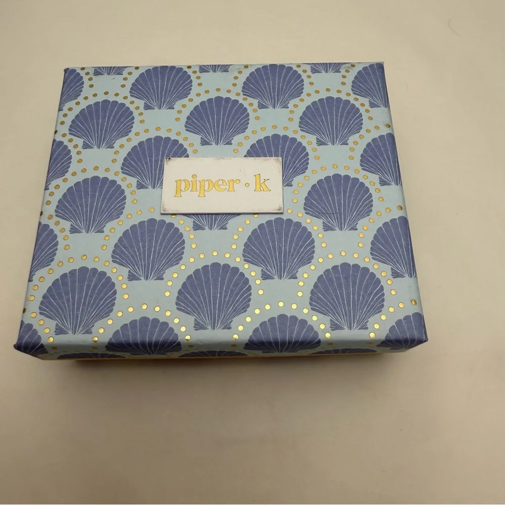 ✨ Piper K Handwoven Gold & White Hoop Earrings – Nickel Free Lead Safe  Gift